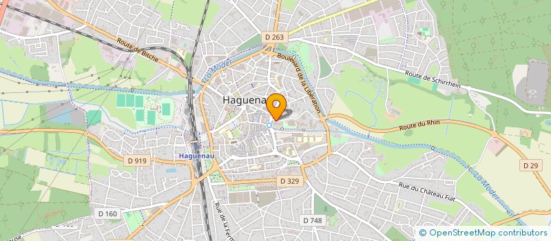localisation de l'entreprise LE CONCEPT STORE à HAGUENAU