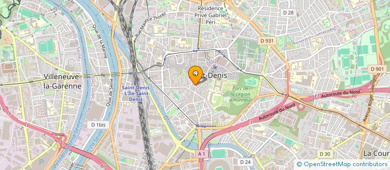 localisation de l'entreprise LE CONCERT PARTAGE  SAINT-DENIS