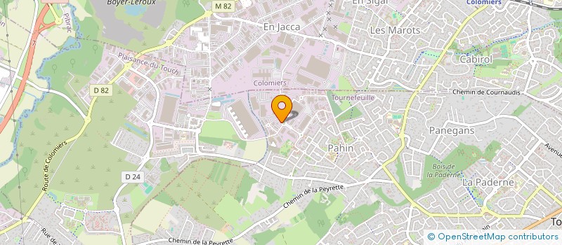 localisation de l'entreprise LE CONCERTO  TOURNEFEUILLE