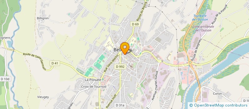 localisation de l'entreprise LE CONCILE A BULLES  BELLEY