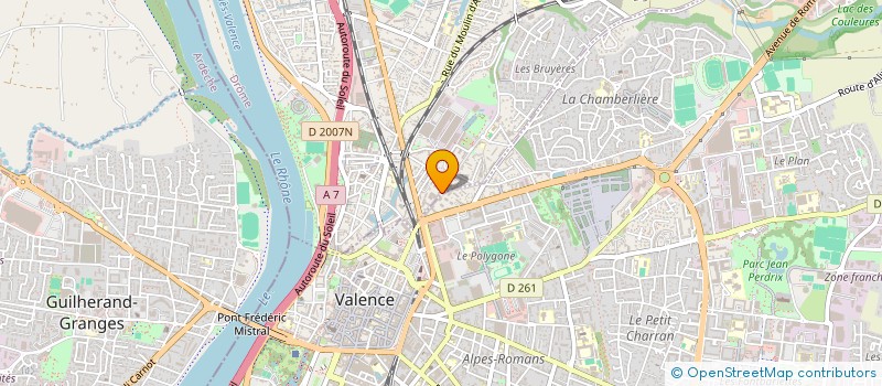 localisation de l'entreprise LE CONCORDE  BOURG-LES-VALENCE