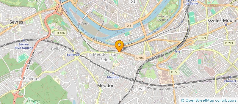 localisation de l'entreprise LE CONCORDE  MEUDON