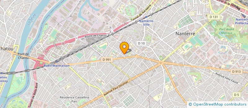 localisation de l'entreprise LE CONCURRENT GOURMAND à NANTERRE