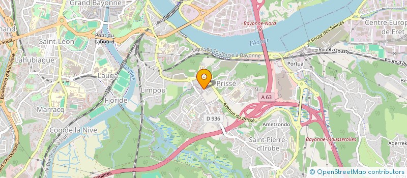 localisation de l'entreprise LE CONFORT BASQUE à BAYONNE