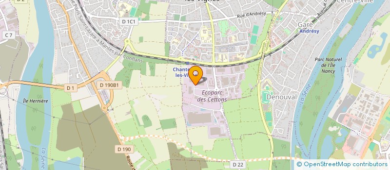 localisation de l'entreprise LE CONFORT SUR MESURES  CHANTELOUP-LES-VIGNES