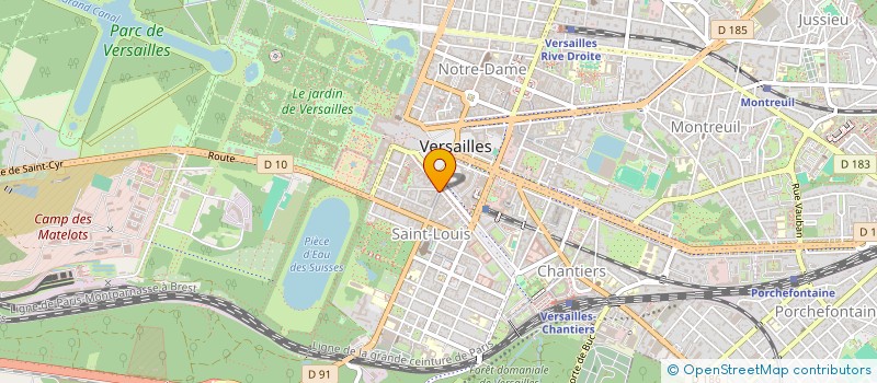 localisation de l'entreprise LE CONGRES 78  VERSAILLES