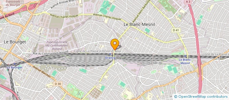 localisation de l'entreprise LE CONGRES DE DRANCY  DRANCY