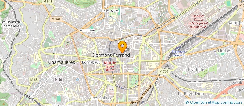 localisation de l'entreprise LE CONNETABLE  CLERMONT-FERRAND