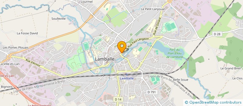 localisation de l'entreprise LE CONNETABLE à LAMBALLE-ARMOR