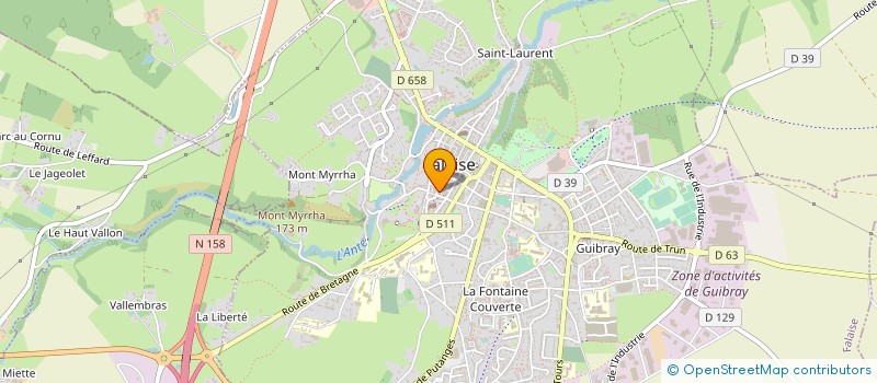 localisation de l'entreprise LE CONQUERANT à FALAISE