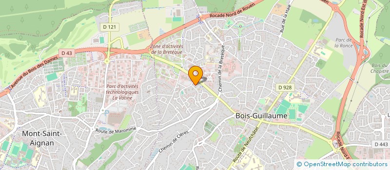 localisation de l'entreprise LE CONQUERANT à BOIS-GUILLAUME