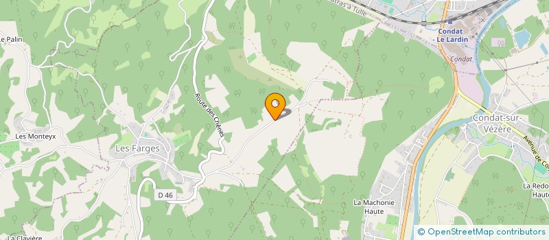 localisation de l'entreprise LE CONQUIL  SAINT-LEON-SUR-VEZERE