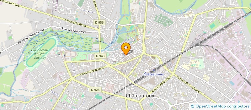 localisation de l'entreprise LE CONSEIL BAR A VINS à CHATEAUROUX