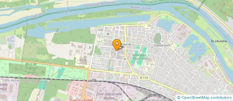 localisation de l'entreprise LE CONSERVATEUR D ENERGIE  MANTES-LA-JOLIE