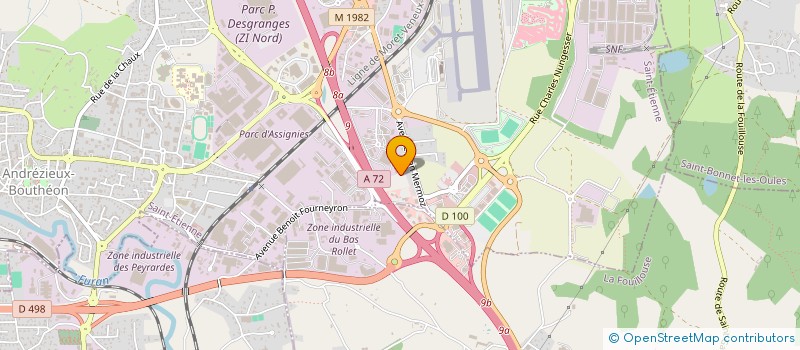 localisation de l'entreprise LE CONSERVATOIRE  ANDREZIEUX-BOUTHEON