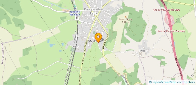 localisation de l'entreprise LE CONSERVATOIRE DU JEU  POUGUES-LES-EAUX