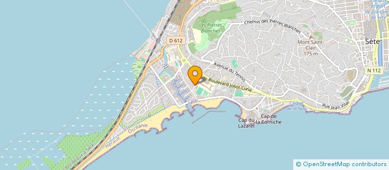 localisation de l'entreprise LE CONSTELLATION à SETE