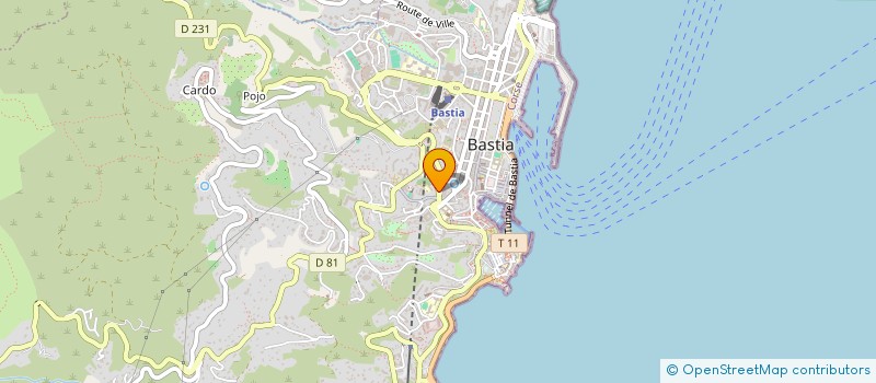 localisation de l'entreprise LE CONSULAT à BASTIA