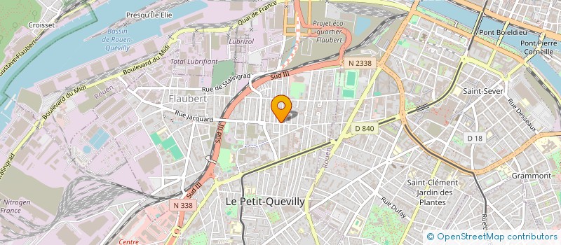 localisation de l'entreprise LE CONSULAT - SARL à LE PETIT-QUEVILLY