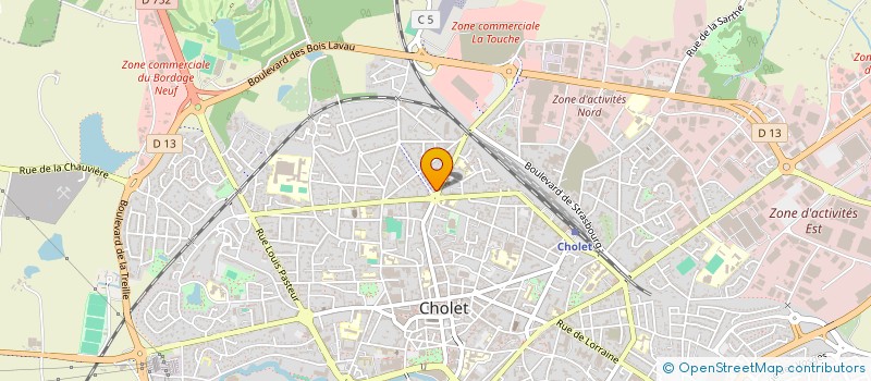 localisation de l'entreprise LE CONTAINER à CHOLET