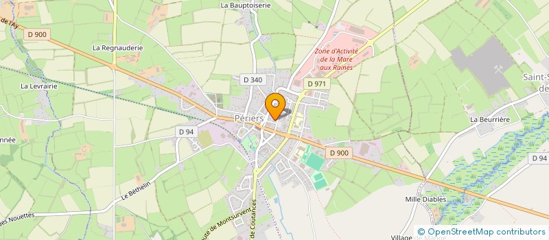 localisation de l'entreprise LE CONTE CENTRE VILLE à PERIERS