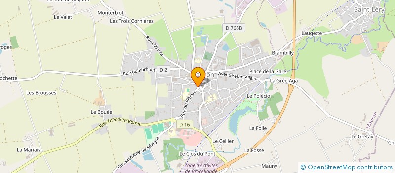 localisation de l'entreprise LE CONTE EST BON  MAURON