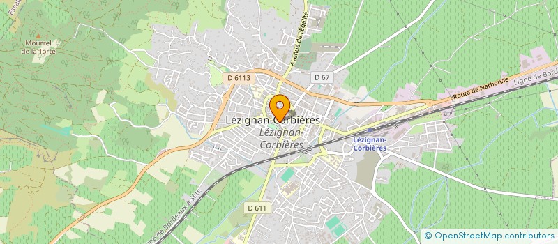 localisation de l'entreprise LE CONTI  LEZIGNAN-CORBIERES