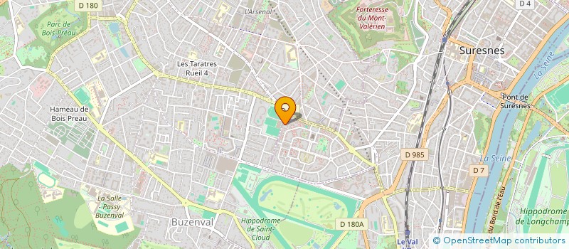 localisation de l'entreprise LE CONTINENT DES F.G.M à SURESNES