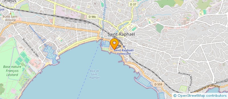 localisation de l'entreprise LE CONTINENTAL à SAINT-RAPHAEL