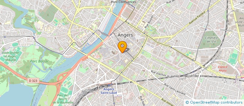 localisation de l'entreprise LE CONTINENTAL à ANGERS