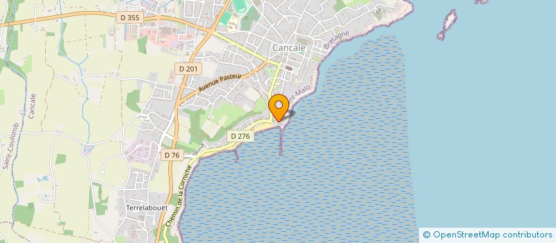 localisation de l'entreprise LE CONTINENTAL à CANCALE