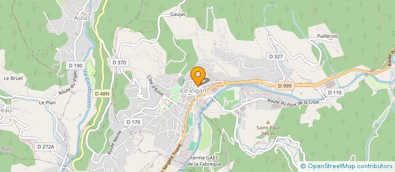 localisation de l'entreprise LE CONTINENTAL  LE VIGAN