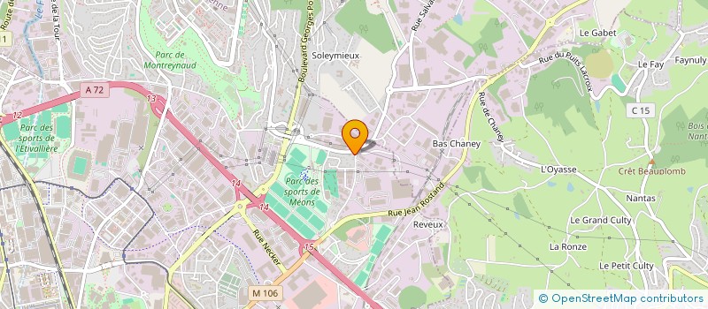 localisation de l'entreprise LE CONTINENTAL  SAINT-ETIENNE