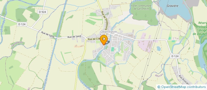 localisation de l'entreprise LE CONTINENTAL  OBENHEIM