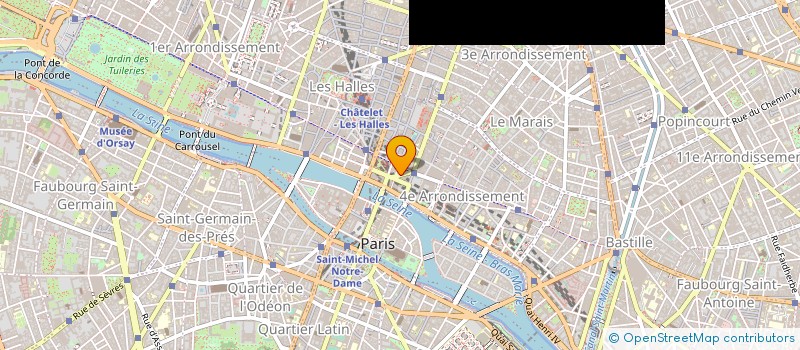 localisation de l'entreprise LE CONTRE ACTUEL à PARIS