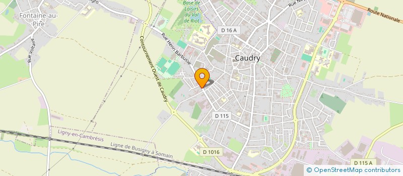 localisation de l'entreprise LE CONTROLEUR à CAUDRY