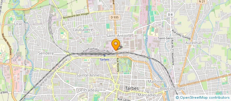 localisation de l'entreprise LE COPACABANA à TARBES