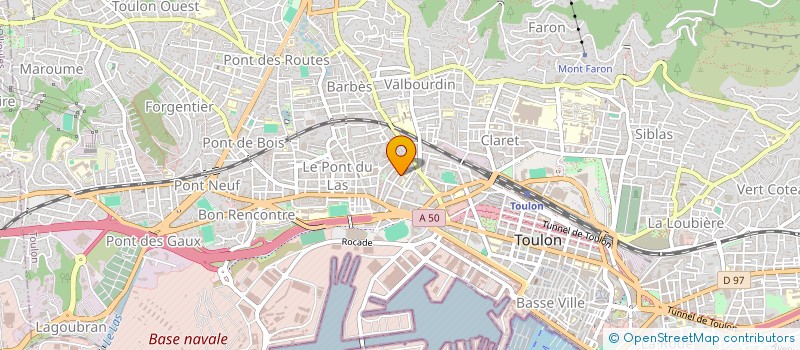 localisation de l'entreprise LE COPROPRIETE LE LAZARANTOINETTE  TOULON