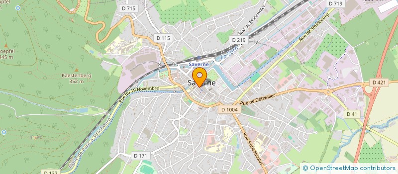 localisation de l'entreprise LE COQ BLANC  MONSWILLER