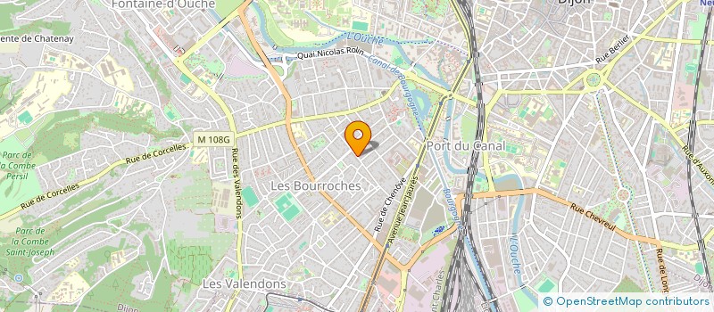 localisation de l'entreprise LE COQ CHANTANT  DIJON