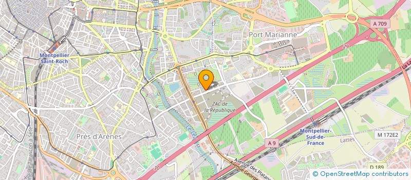 localisation de l'entreprise LE COQ CONNECTE à MONTPELLIER