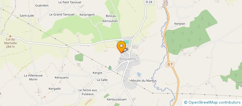 localisation de l'entreprise LE COQ CONSEILLE  BOQUEHO