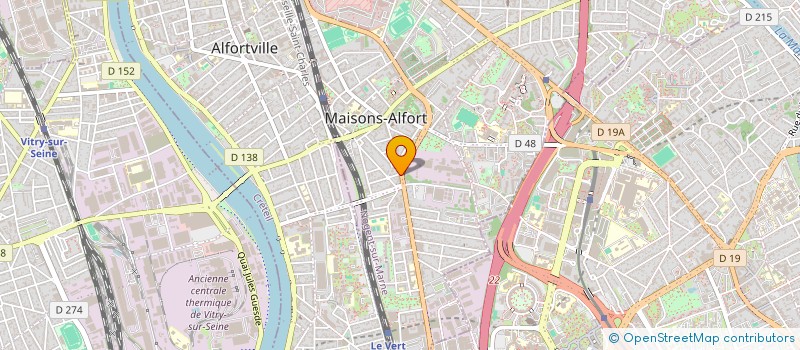 localisation de l'entreprise LE COQ D'OR  MAISONS-ALFORT