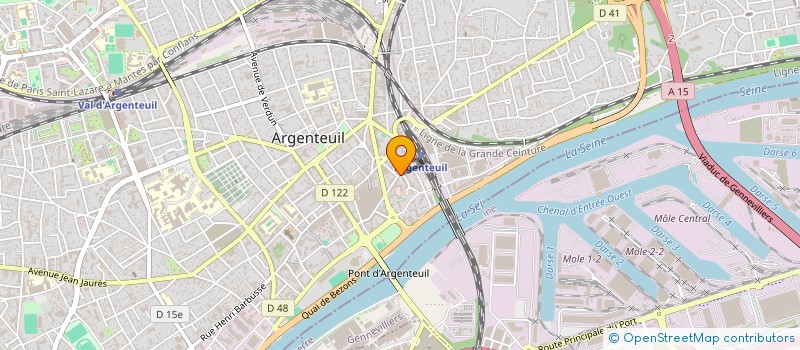 localisation de l'entreprise LE COQ DORE  ARGENTEUIL