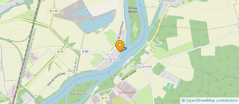 localisation de l'entreprise LE COQ GAULOIS  PORTE-DE-SEINE