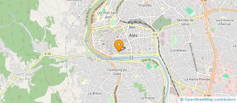 localisation de l'entreprise LE COQ HARDI à ALES