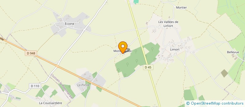 localisation de l'entreprise LE COQ NOIR  CLUSSAIS-LA-POMMERAIE