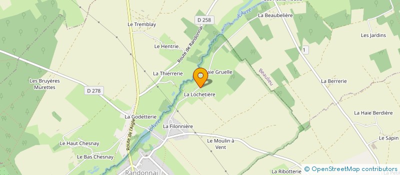 localisation de l'entreprise LE COQ NORMAND SARL à TOUROUVRE AU PERCHE