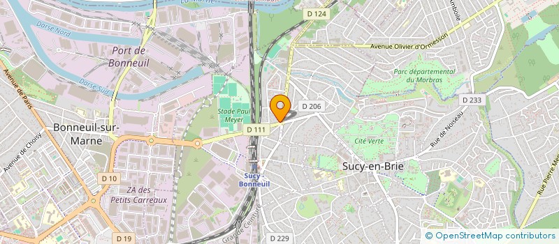 localisation de l'entreprise LE COQ PORTUGAIS  SUCY-EN-BRIE