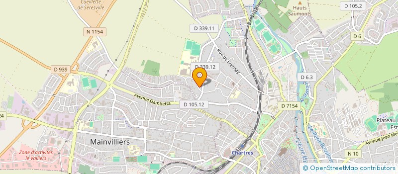 localisation de l'entreprise LE COQ SAINTIER  CHARTRES